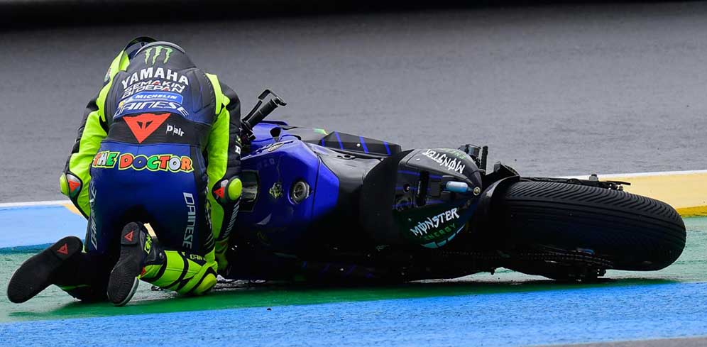 Rossi Bingung Cari Alasan Crash